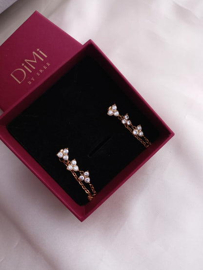 Trinity Loop Drop Earrings