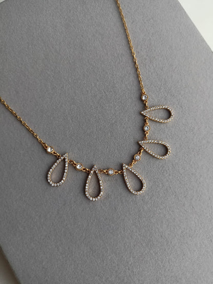 Tiara  Droplet Necklace