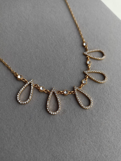 Tiara  Droplet Necklace