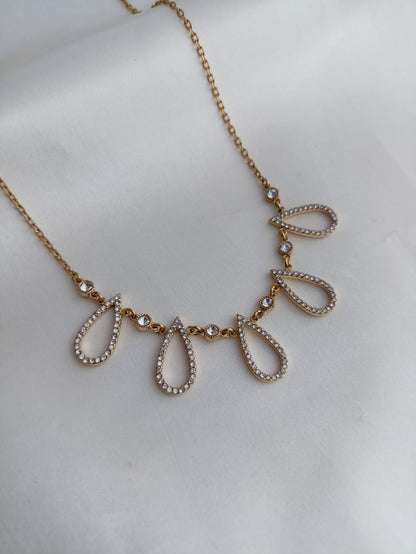Tiara  Droplet Necklace