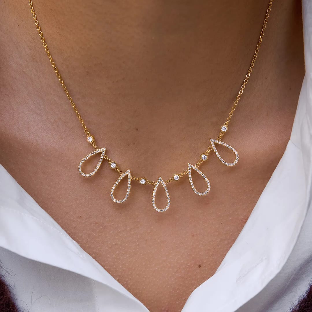 Tiara  Droplet Necklace