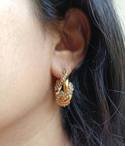 Eternal Swirl Hoops
