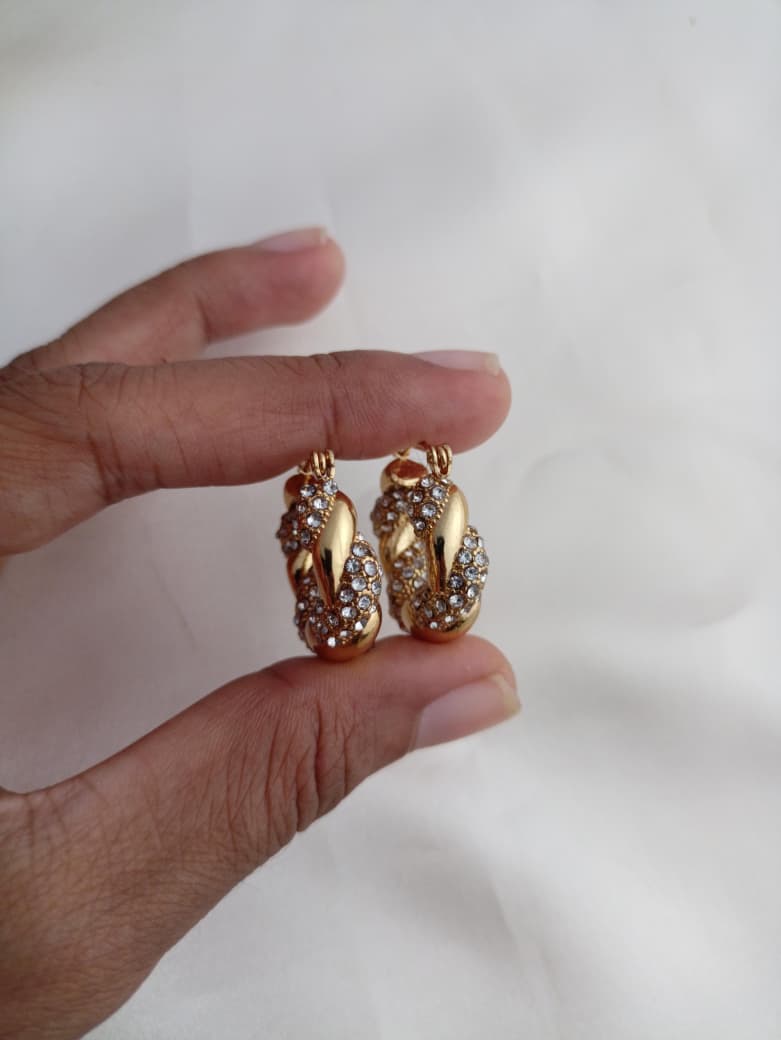 Eternal Swirl Hoops