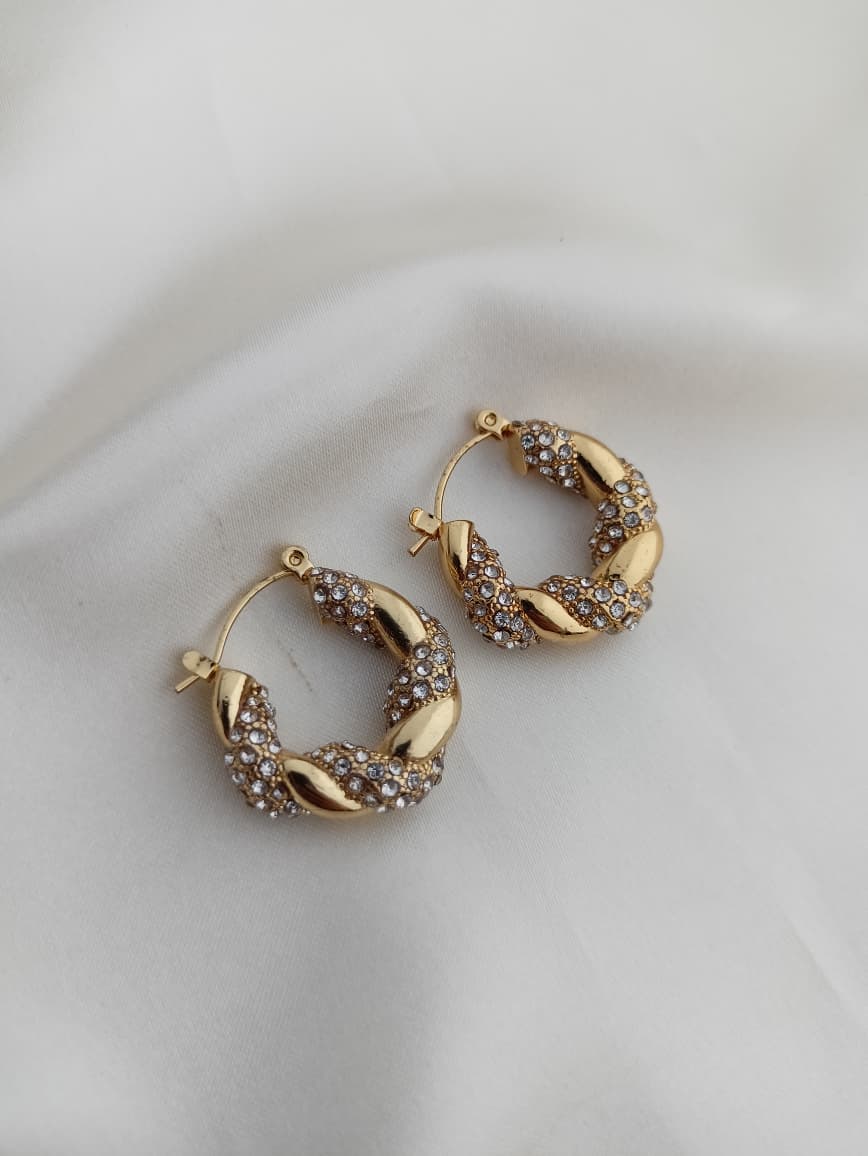 Eternal Swirl Hoops