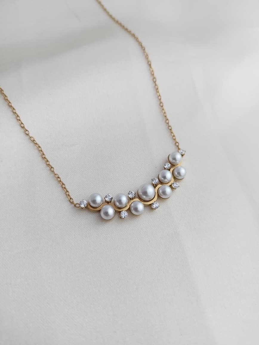 Pearl Cascade Necklace
