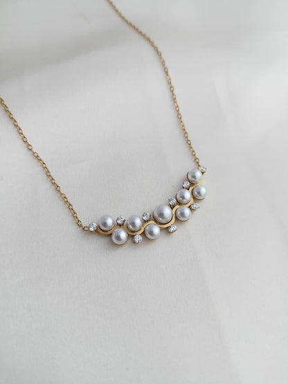 Pearl Cascade Necklace