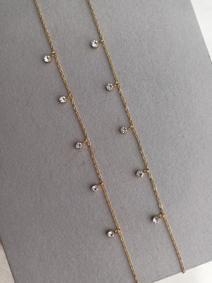 Stone Anklets