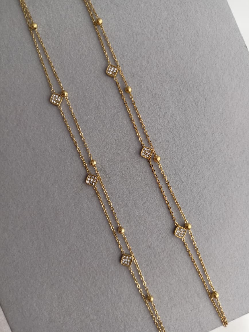 Double Layer Anklets