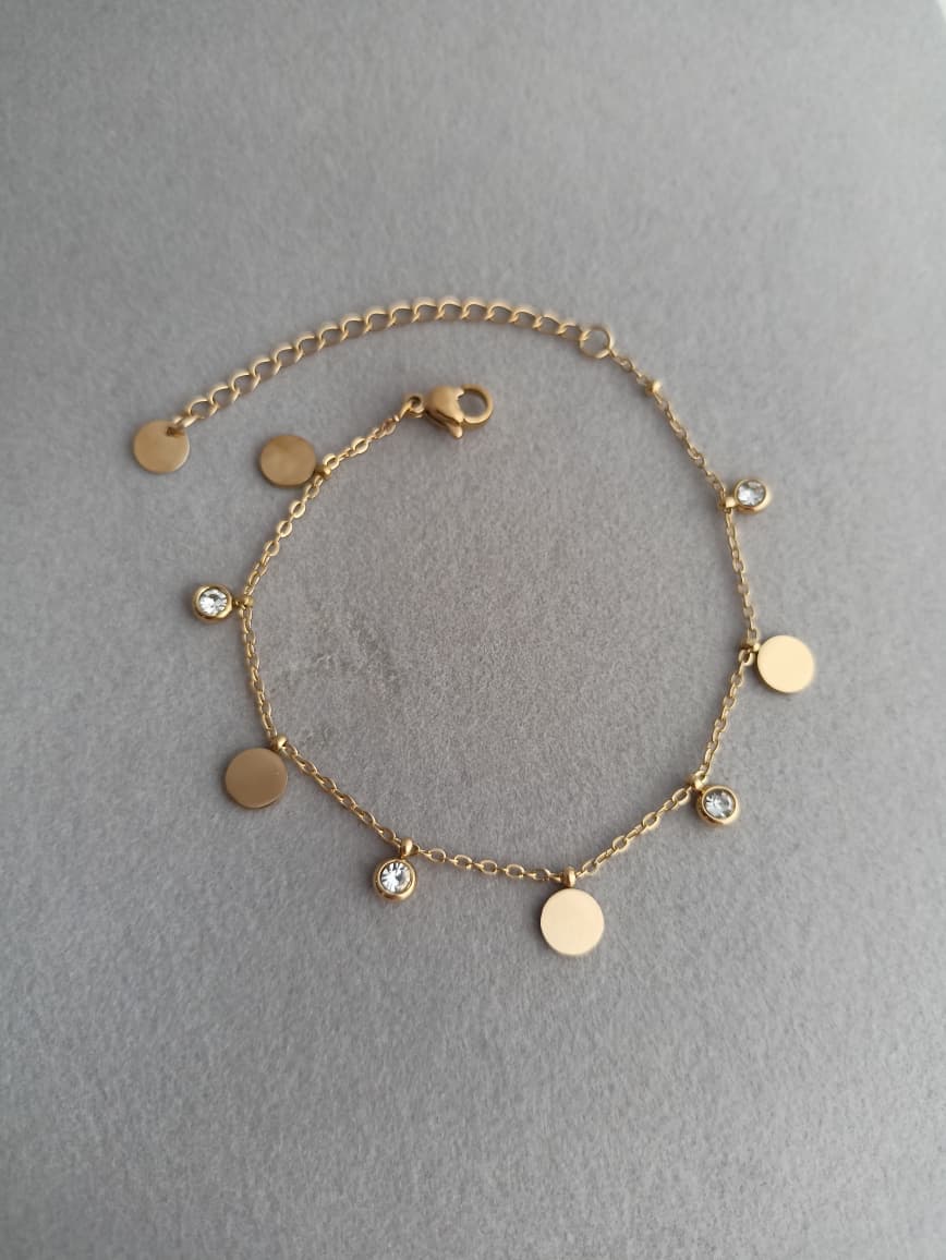 Coin Charm Bracelet