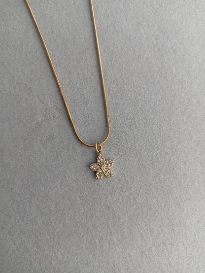 Floral Stone Necklace