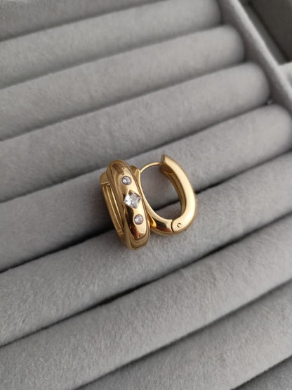 Thick Hoop earrings