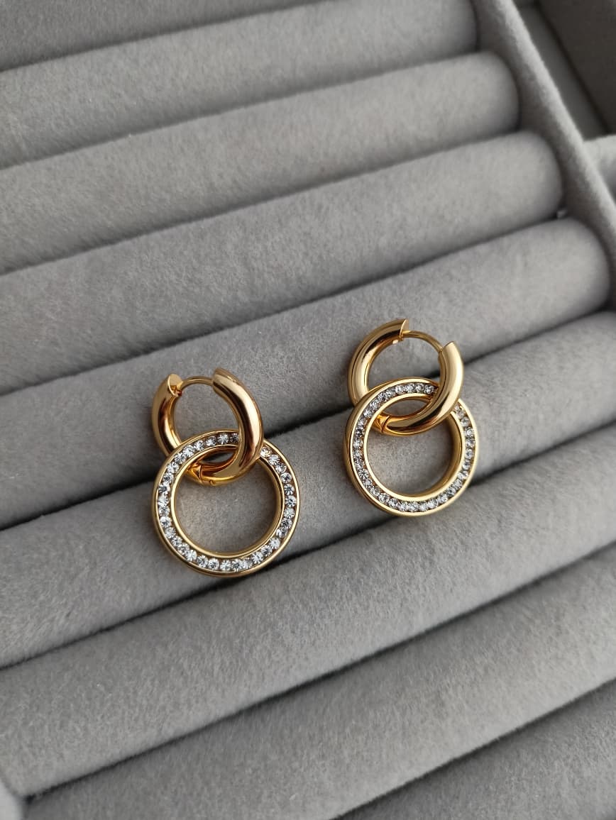 2 in 1 Earrings (Big Round)