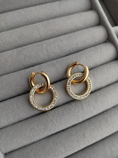 2 in 1 Earrings (Big Round)