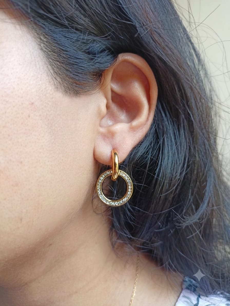 2 in 1 Earrings (Big Round)