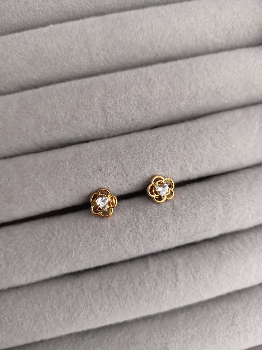Rose Stud Earrings