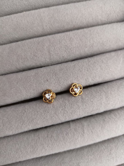 Rose Stud Earrings