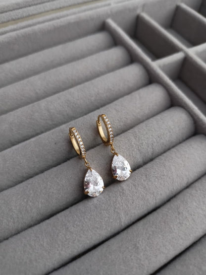 Dahlia Teardrop Earrings
