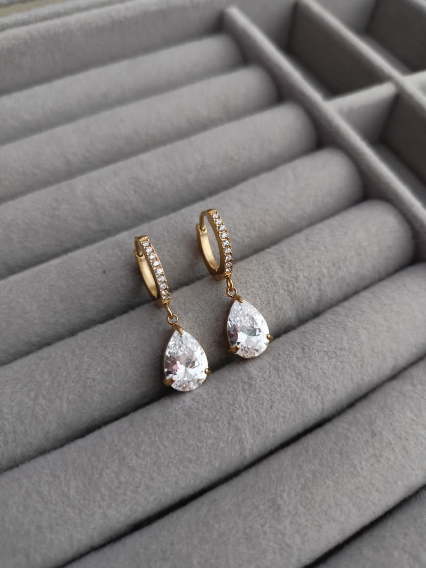 Dahlia Teardrop Earrings