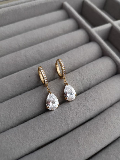 Dahlia Teardrop Earrings