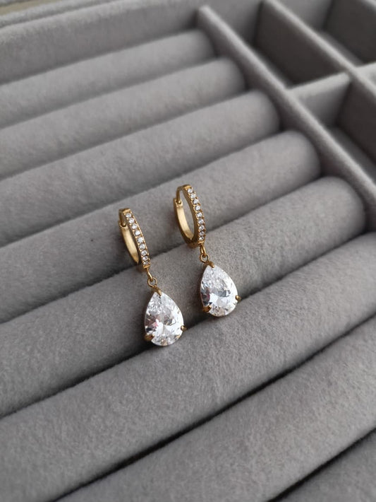 Dahlia Teardrop Earrings