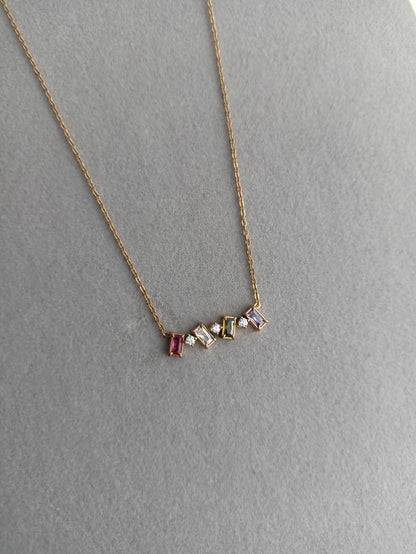 Baguette Bar Necklace