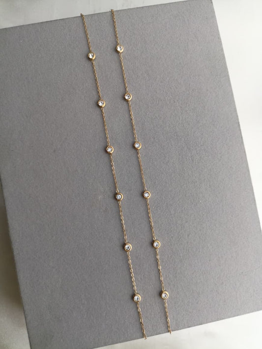 Stone Anklets