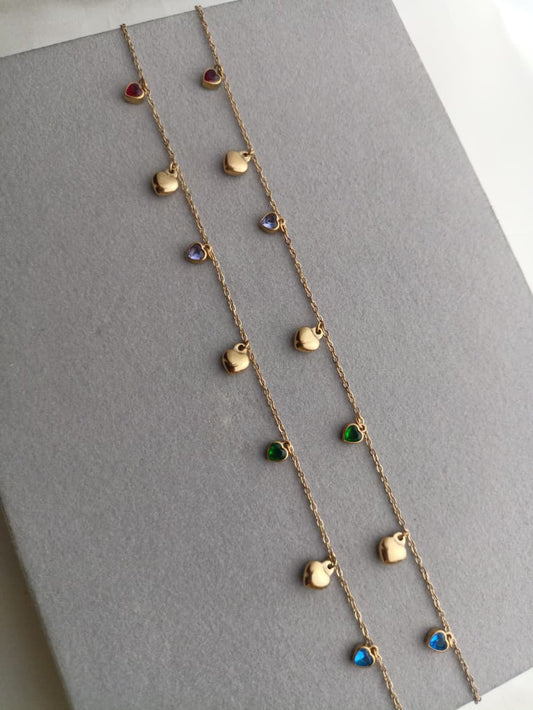 Love Stone Anklets