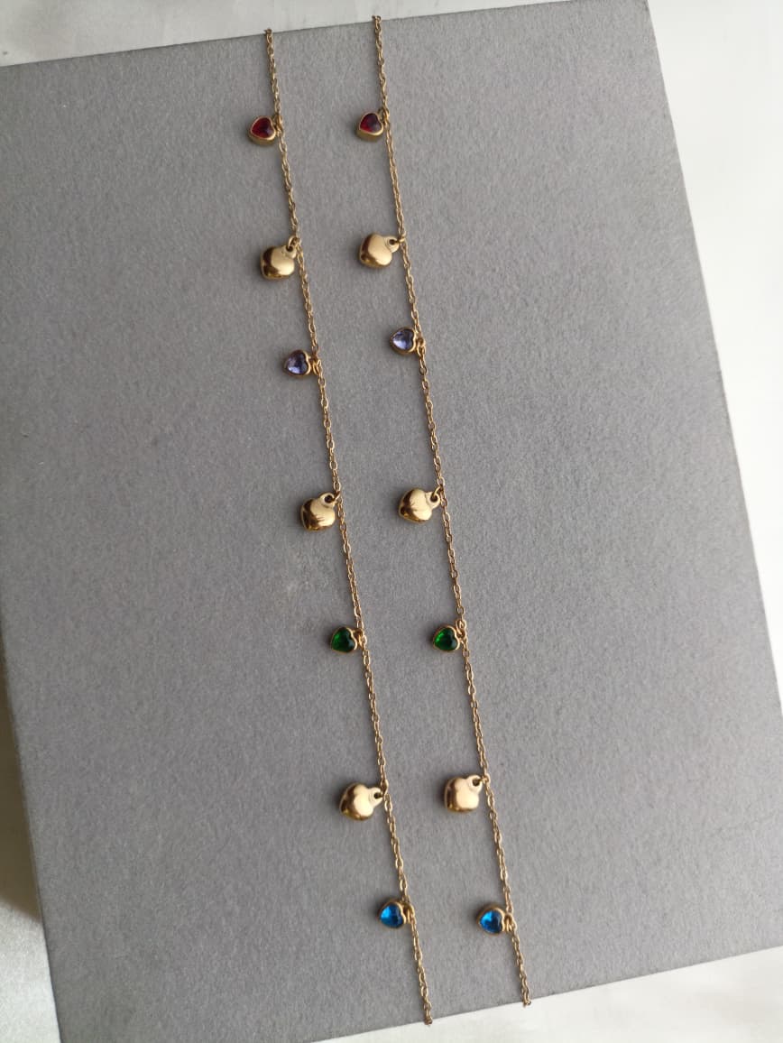 Love Stone Anklets